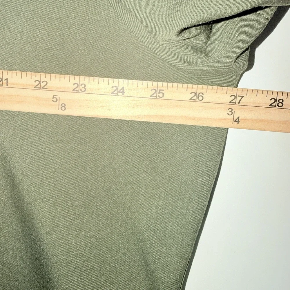 Grey's Anatomy Barco Impact Scrub Top 3XL Olive Green V Neck Stretch Pockets